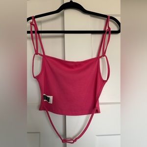 SHEIN Women’s Backless Crop-Top Tank